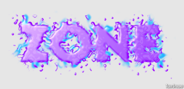 Zone Text Effect