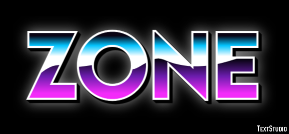 Zone Text Effect