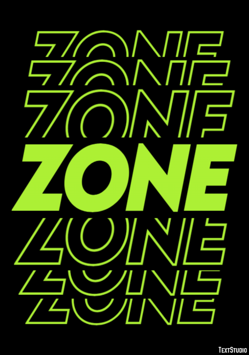 Zone Text Effect