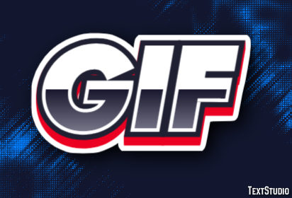 GIF Effet de Texte