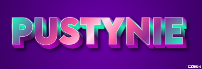 Pustynie Efekt tekstowy