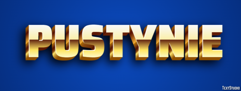 Pustynie Efekt tekstowy