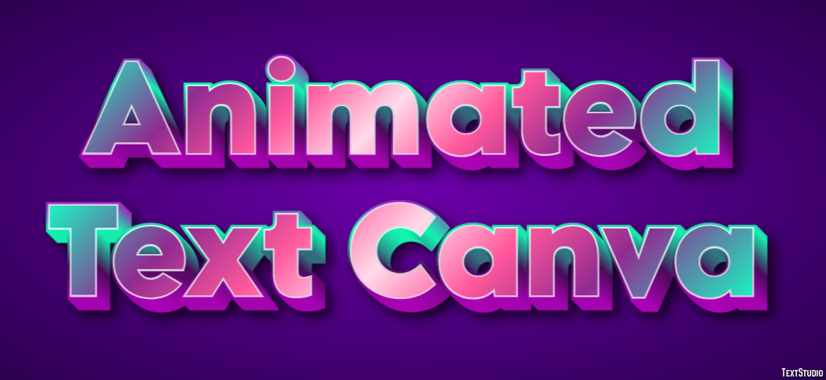 Animated Text Canva Text Effect