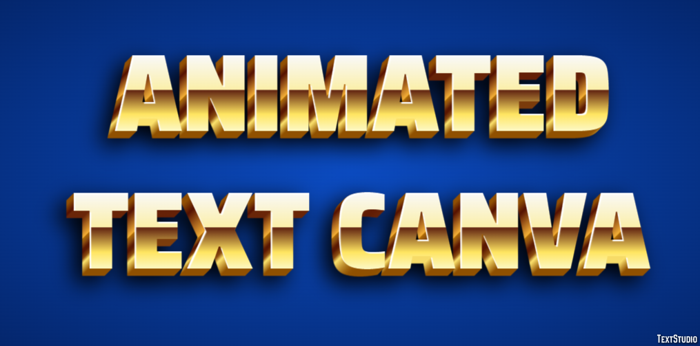 Animated Text Canva Metin Efekti