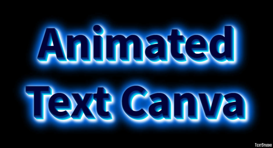 Animated Text Canva Metin Efekti