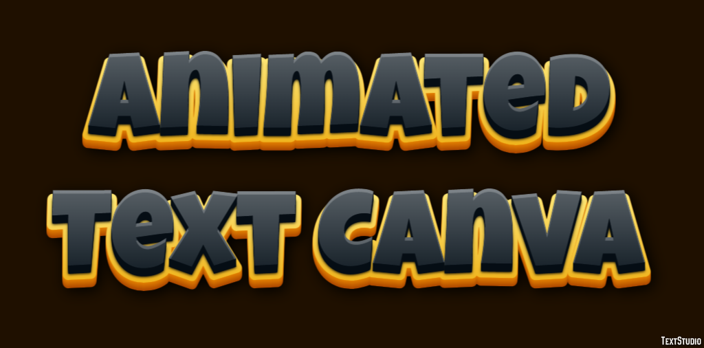 Animated Text Canva Metin Efekti