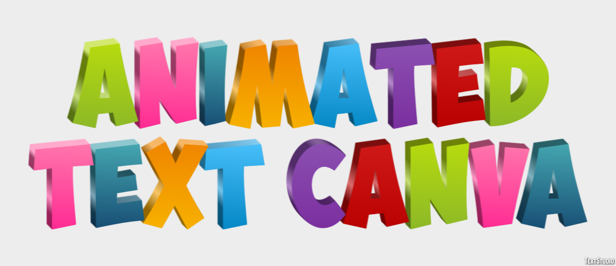 Animated Text Canva Text Effect