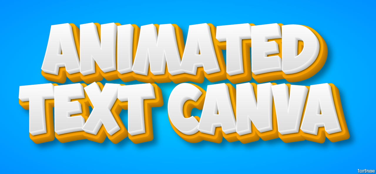 Animated Text Canva Text Effect