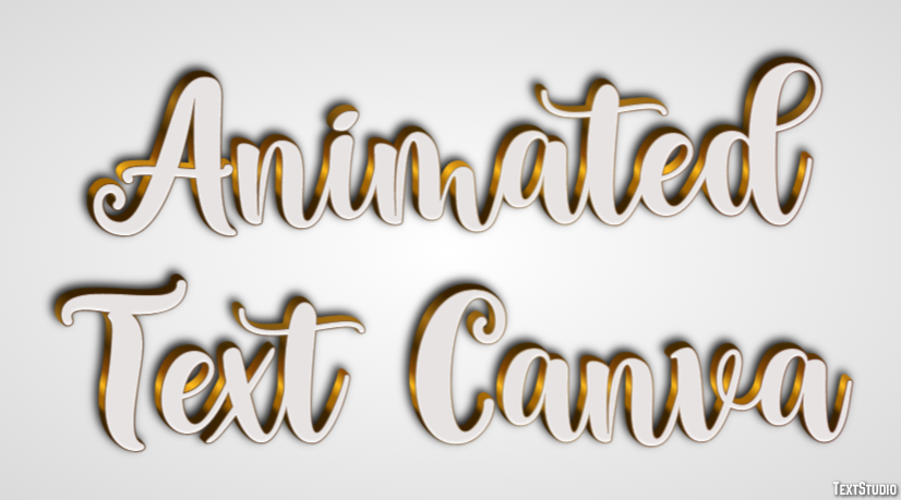 Animated Text Canva Metin efekti