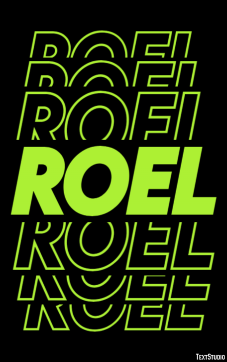 Roel テキスト効果