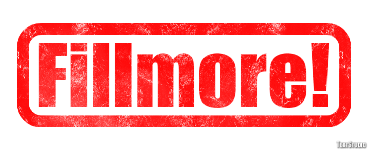 Fillmore! Text effect