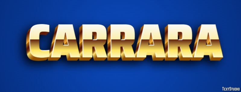 Carrara Efekt tekstowy