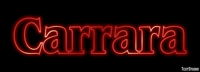 Carrara Efekt tekstowy