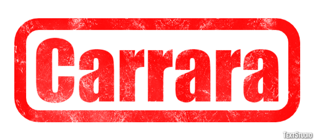 Carrara Efekt tekstowy