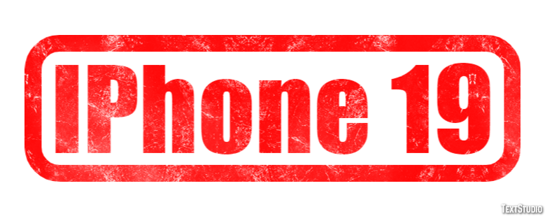 IPhone 19 Tekst Effect