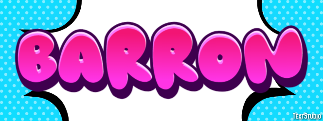 Barron Effet de Texte