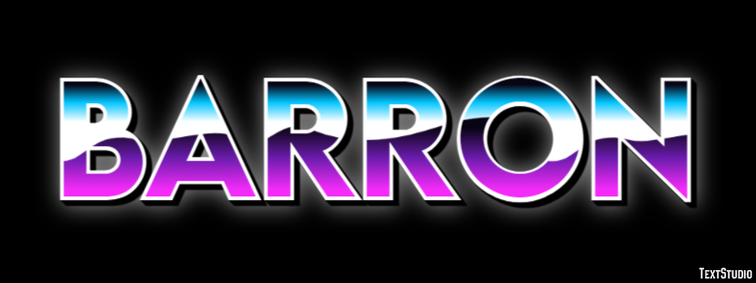 Barron Text Effect