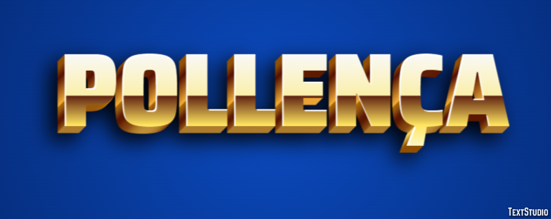 Pollença テキスト効果