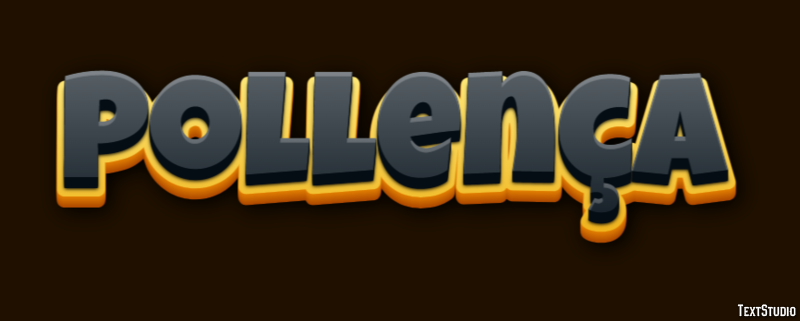 Pollença テキスト効果