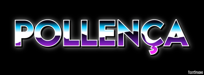 Pollença テキスト効果