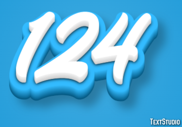 124 Text Effect