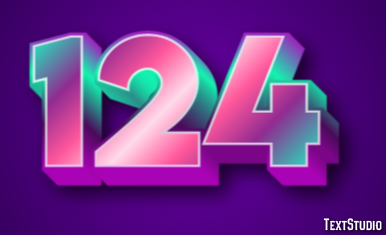 124 Text Effect