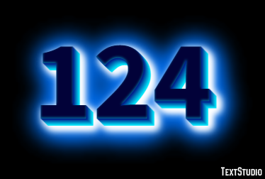 124 Text Effect