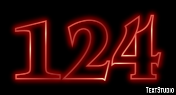 124 Text Effect
