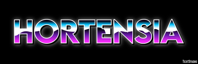 Hortensia Efecto de texto