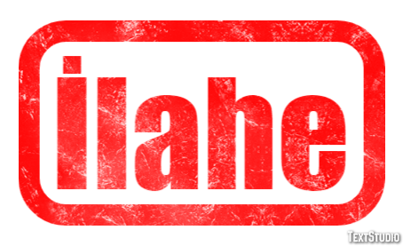 İlahe Эффект текста