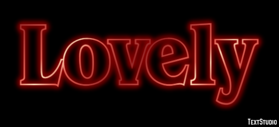 Lovely Text effect