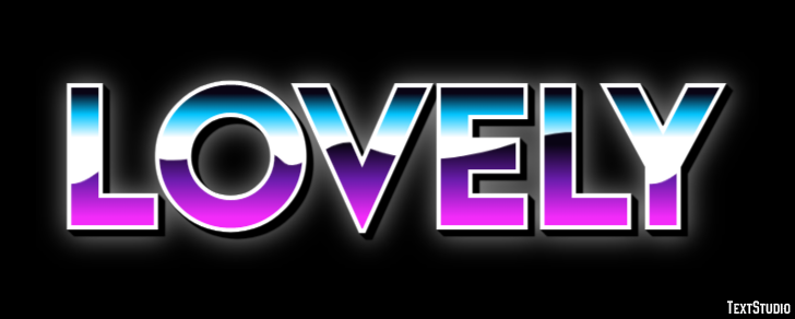 Lovely Texteffekt