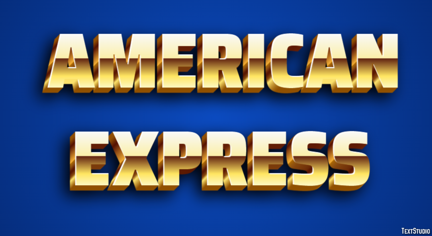 American Express Effetto testo