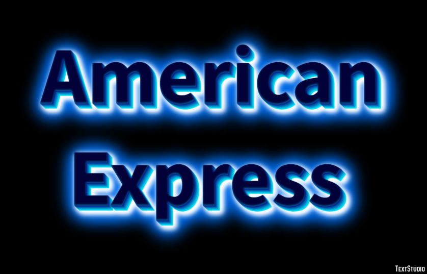 American Express Effetto testo