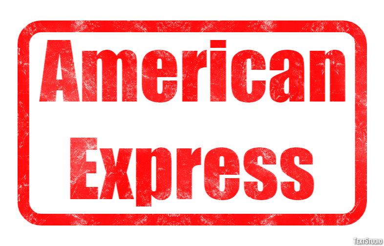 American Express Efecto de Texto