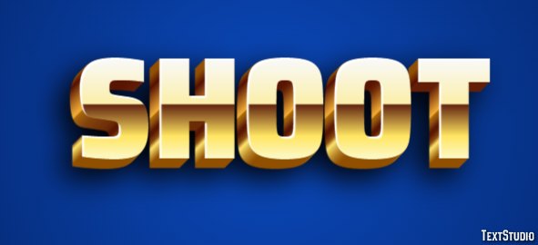 Shoot テキスト効果