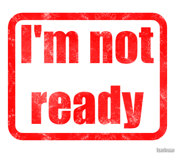 I'm not ready Text Effect