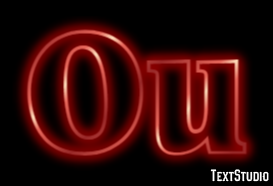 Ou Efeito de texto