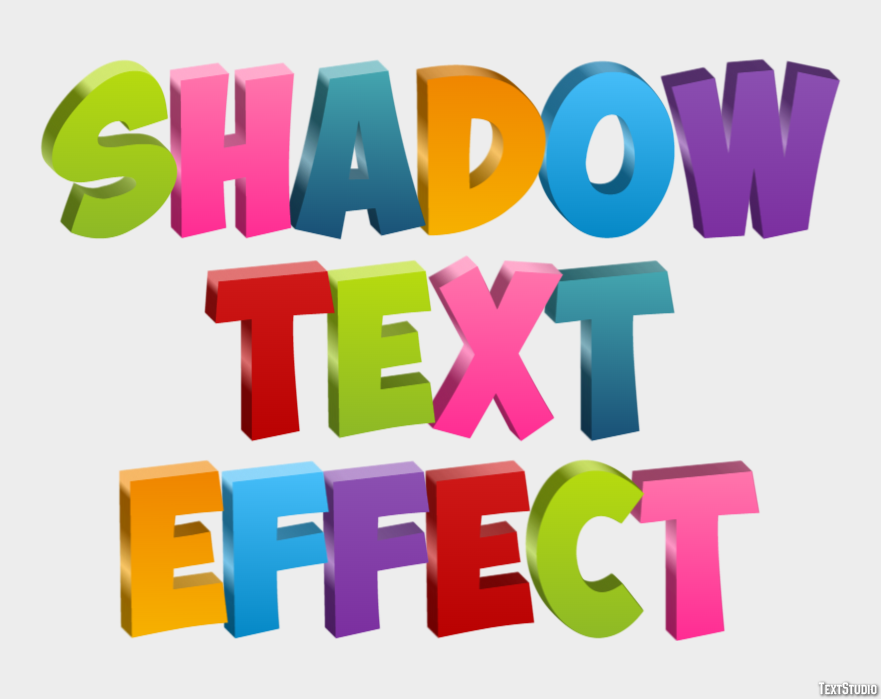 Shadow Text Effect Text Effect