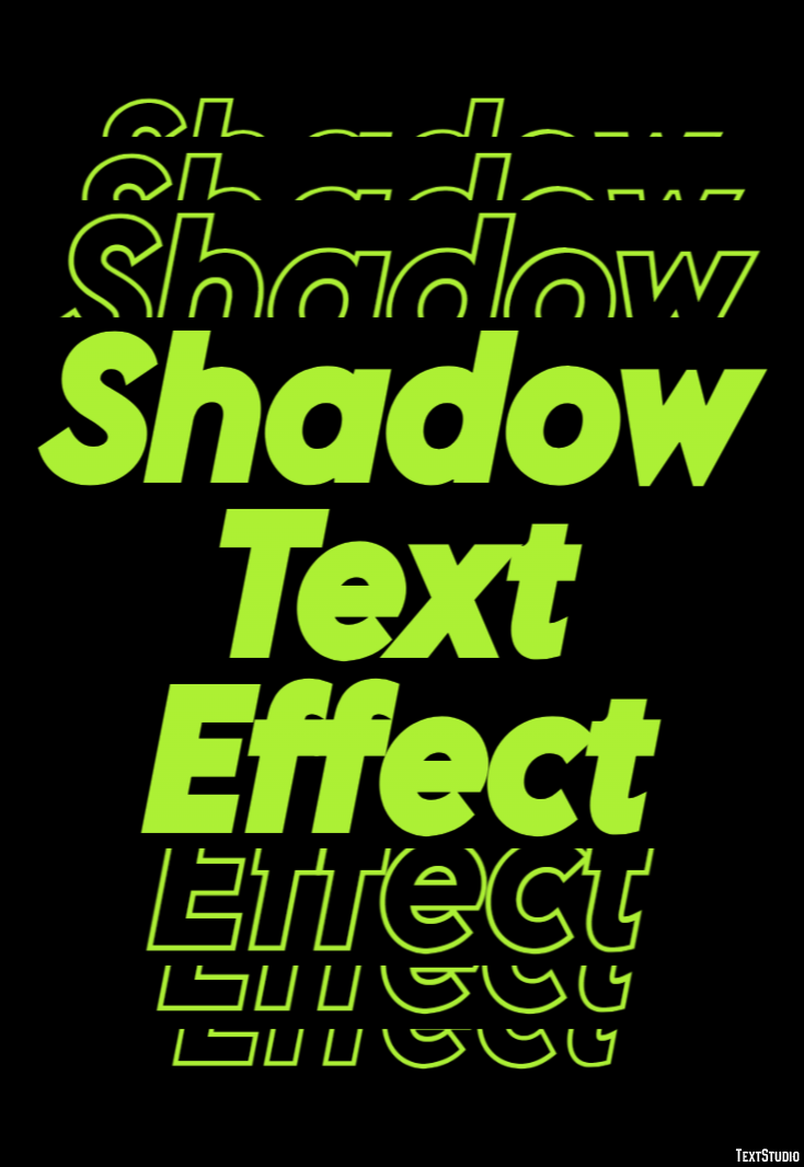 Shadow Text Effect Text Effect