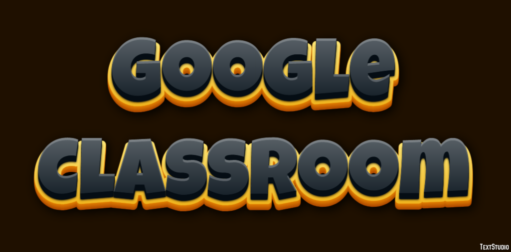 Google Classroom Tekst Effect