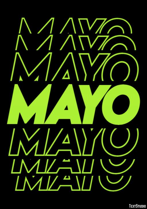 Mayo Efecto de Texto