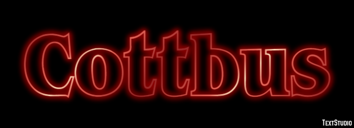 Cottbus テキスト効果
