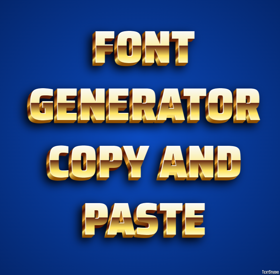 Font Generator Copy And Paste Efekt tekstowy