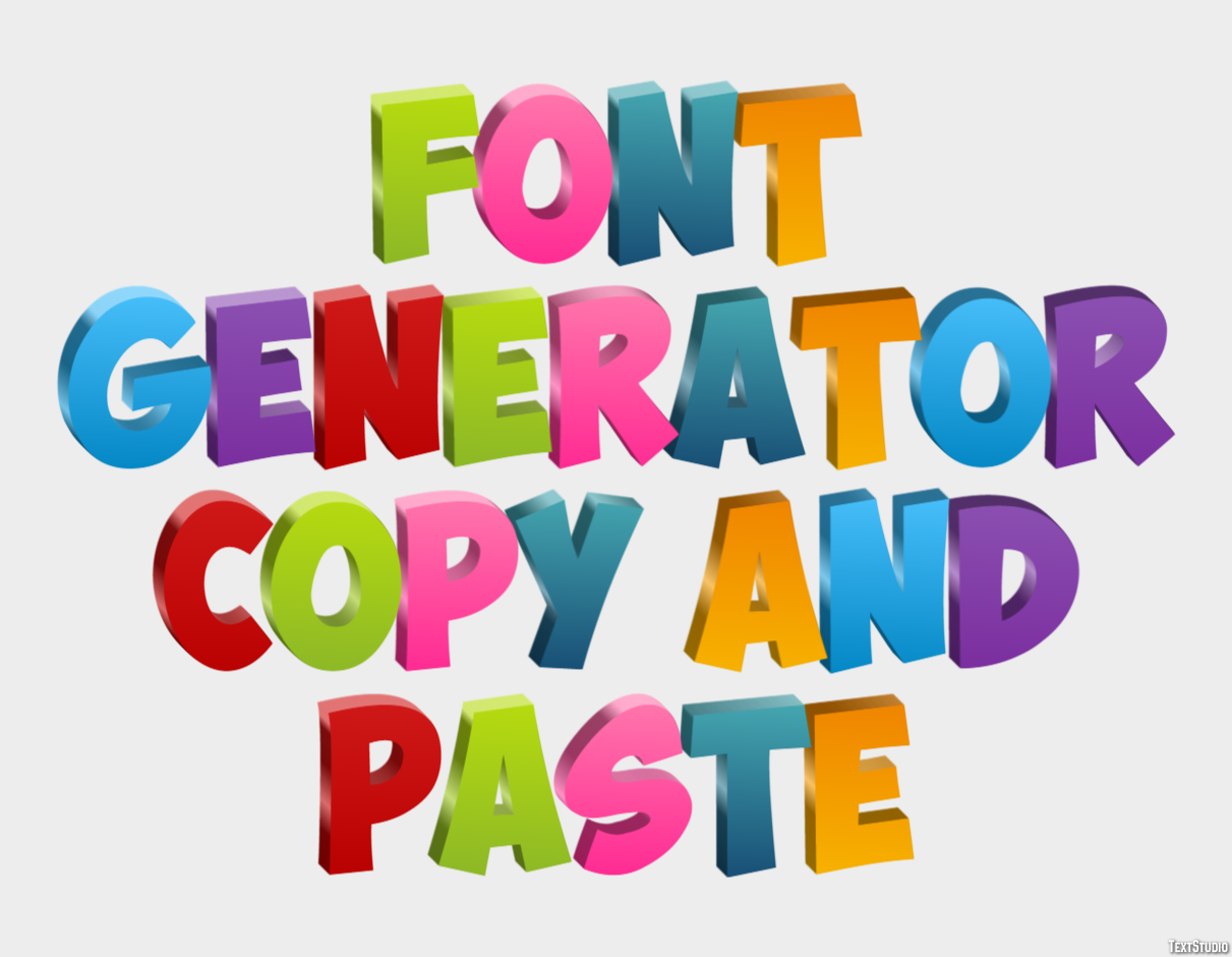 Font Generator Copy And Paste テキスト効果
