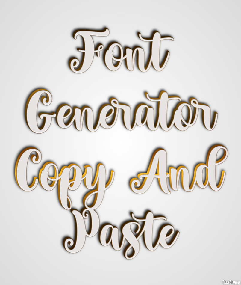 Font Generator Copy And Paste Efekt tekstowy