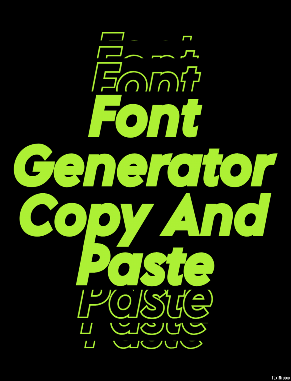 Font Generator Copy And Paste テキスト効果