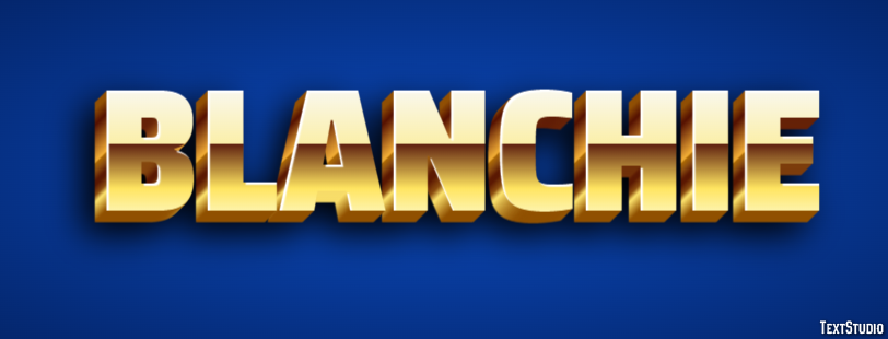 Blanchie Text Effect