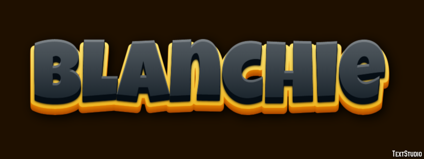 Blanchie Text Effect