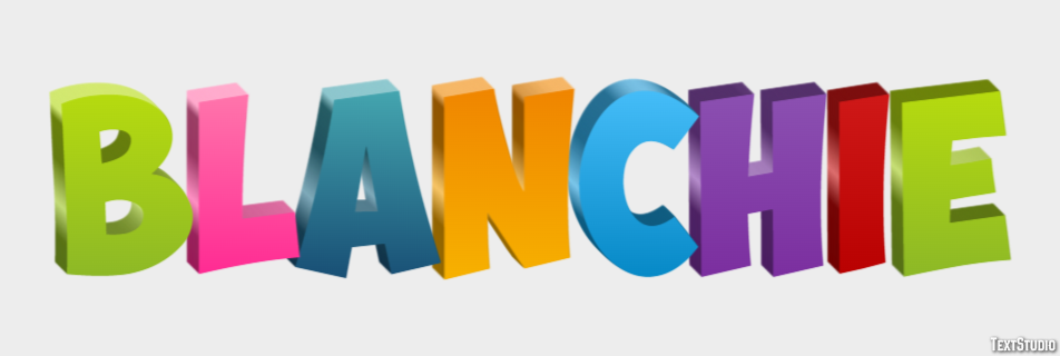 Blanchie Effet de Texte
